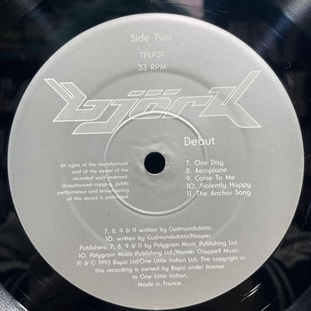 LP # EUオリジナル盤! Bjork「Debut」ビョークレコード - メルカリ
