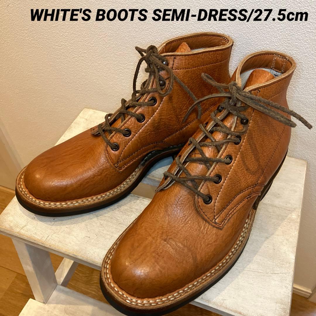 ホワイツブーツ セミドレス ブルハイド ライトブラウン - メルカリ