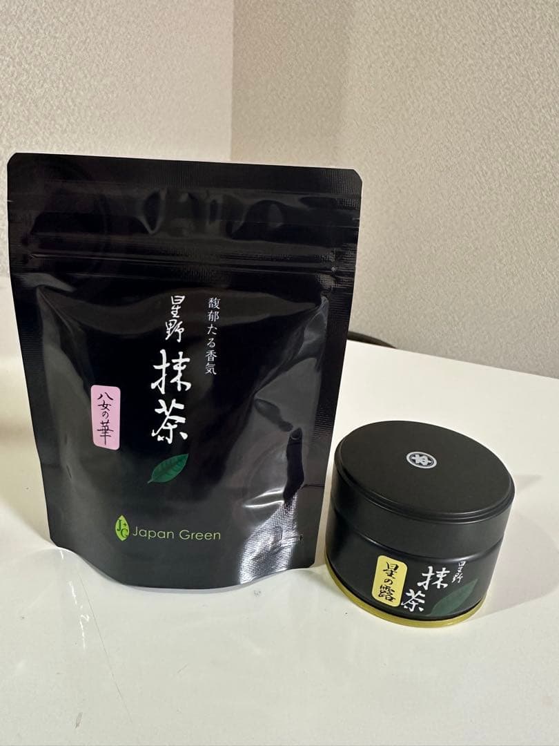 星野製茶園 抹茶　八女の華20g・星の露20g ★新品★ 星野抹茶「八女の露」20g缶入 - お茶の星野園 オンラインショップ