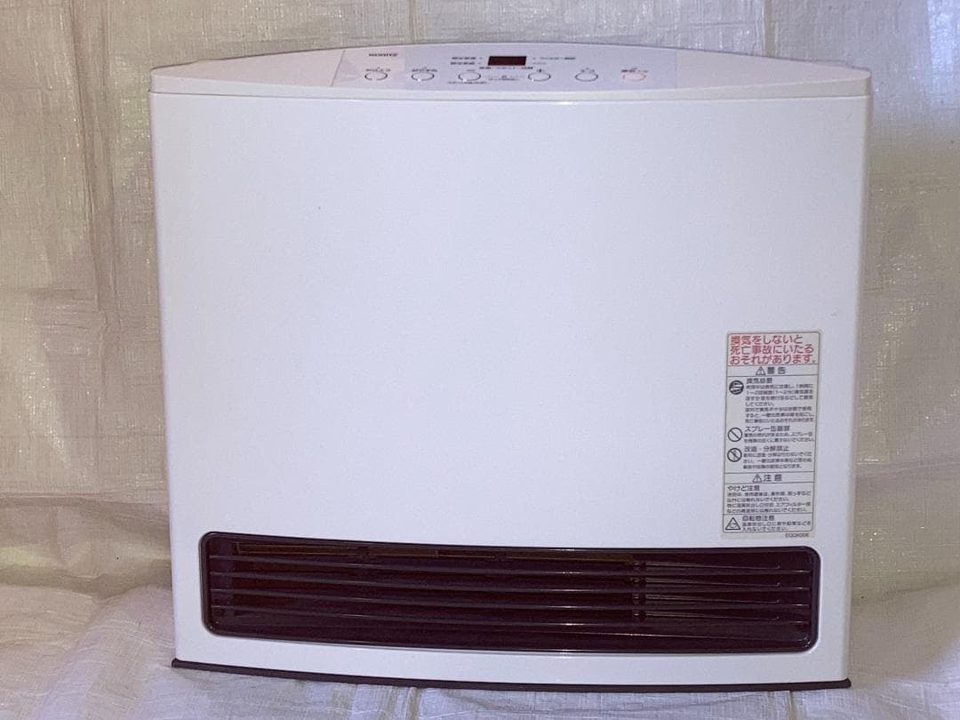 ★美品★LPガス★ノーリツ　ガスファンヒーターGFH-4004S-W5　17年製 ノーリツ ガスファンヒーター プロパンガス用 スノーホワイト GFH