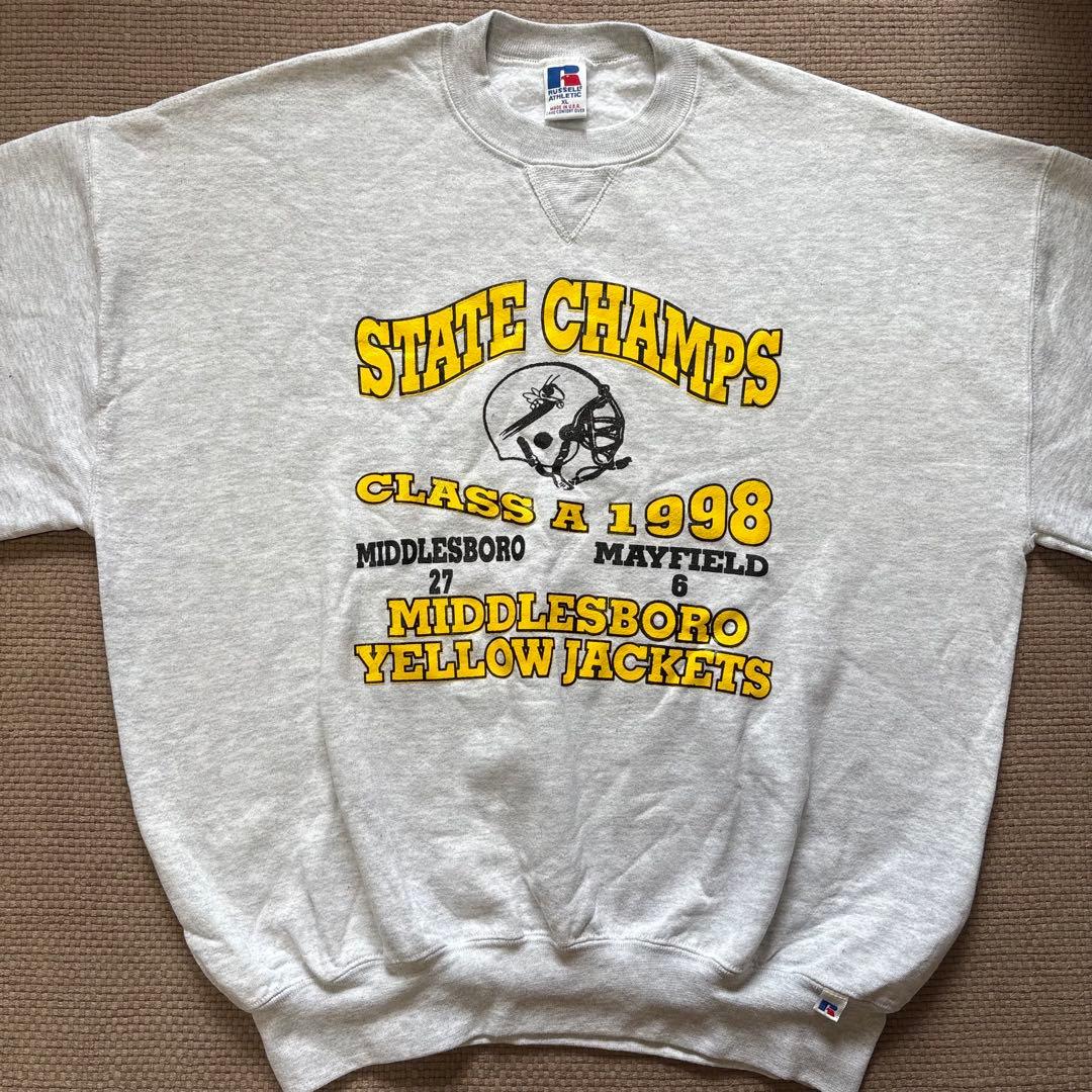 デッドストック】90s USA製 ラッセル 1998年 州大会優勝 XL - メルカリ