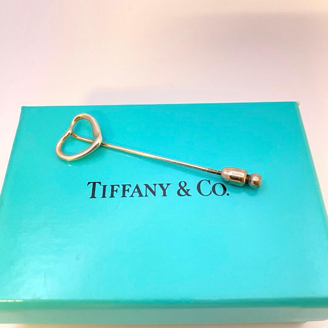 ティファニー SV925 オープンハート ピンブローチ エルサ・ペレッティ