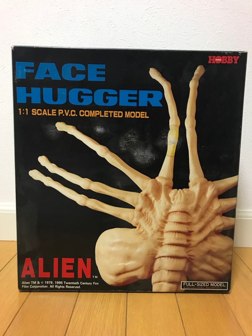 エイリアン フェイスハガー ソフトビニール 実物大モデル 1995年製