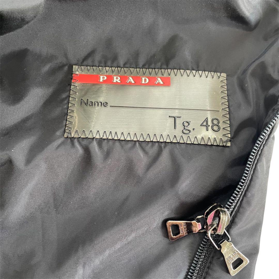 PRADA SPORT 中綿 ナイロンジャケット 黒 48 - メルカリ