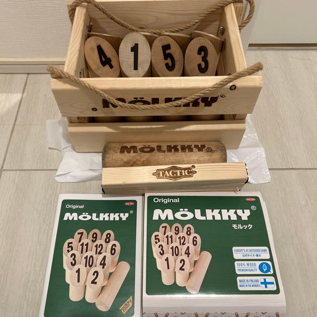 【送料込み】モルック　モルック公式セット MÖLKKY MOLKKY モルック 公式 リフィル セット 日本正規品 (スキットルのみ 1