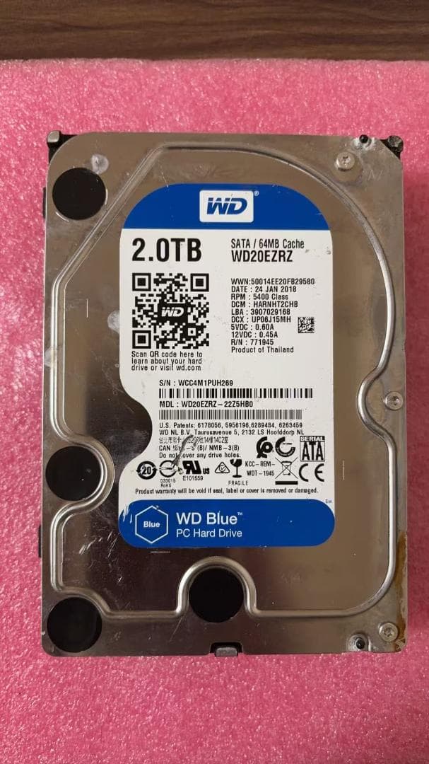 WD Blue 2.0TB 内蔵型ハードディスクドライブ - メルカリ