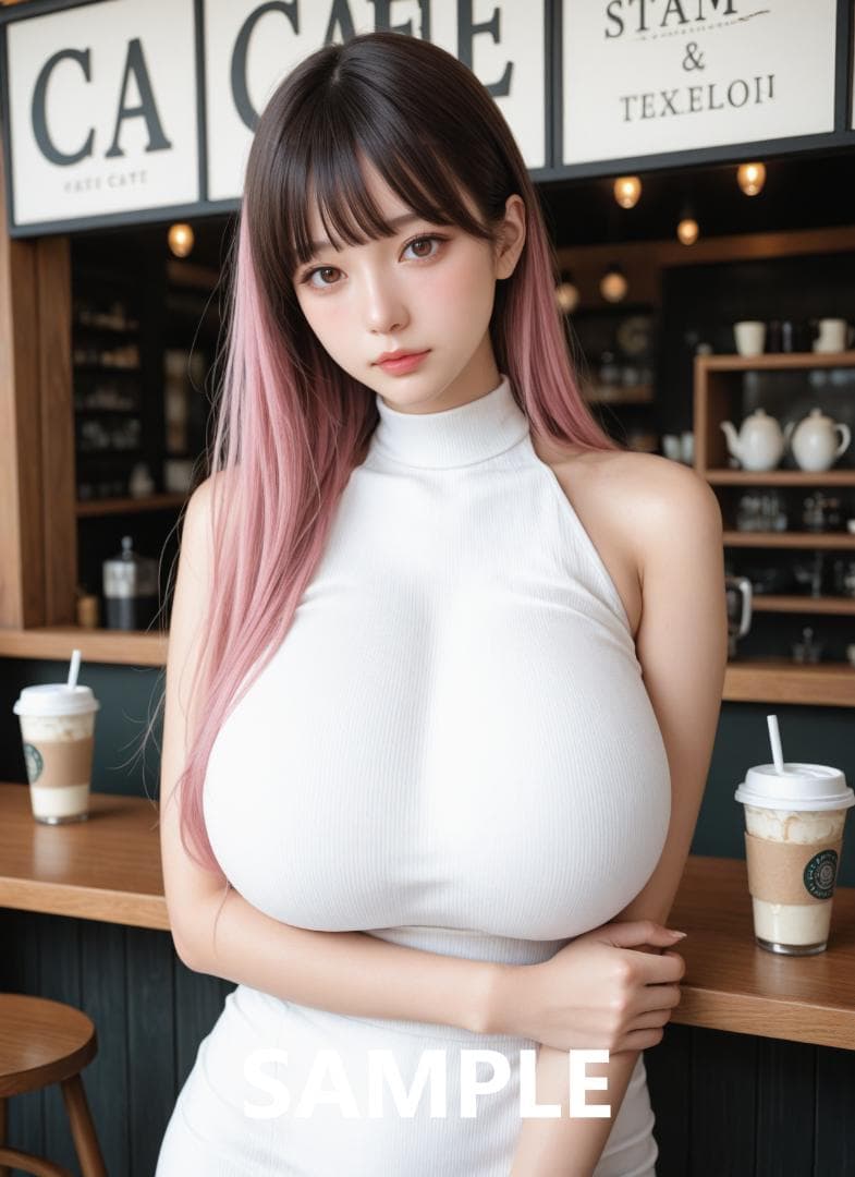 419【A4 アートポスター 光沢紙・高画質】AIグラビア ポスター AI美女