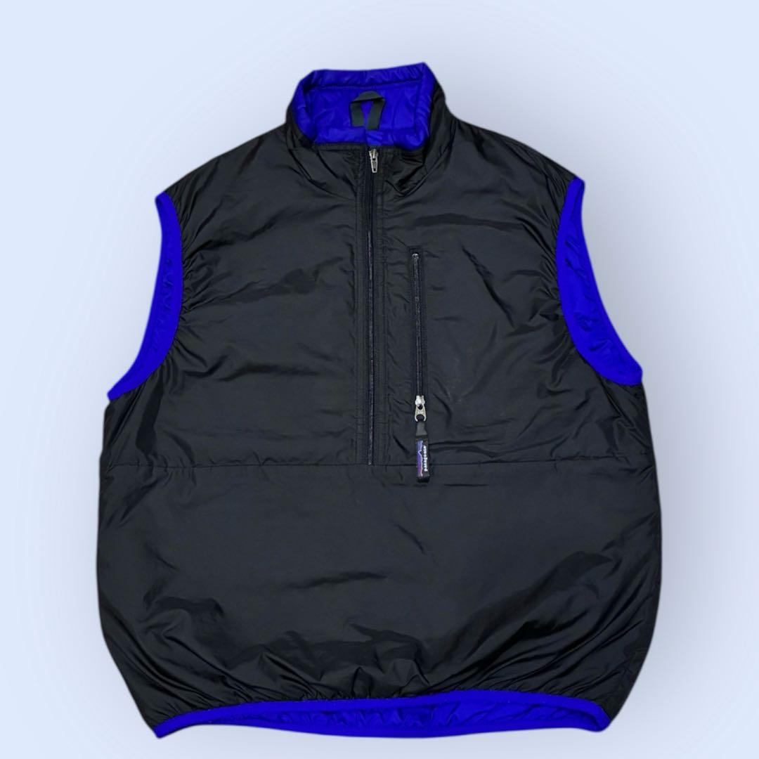 01年製　patagonia パフボールベスト 楽天市場】01年製 patagonia Puffball Vest 黒青 S 00s パタゴニア