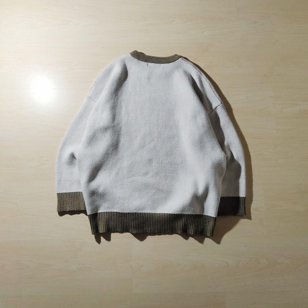 希少レア】グラフィック ニット セーター ハート タバコ 白 赤 - メルカリ