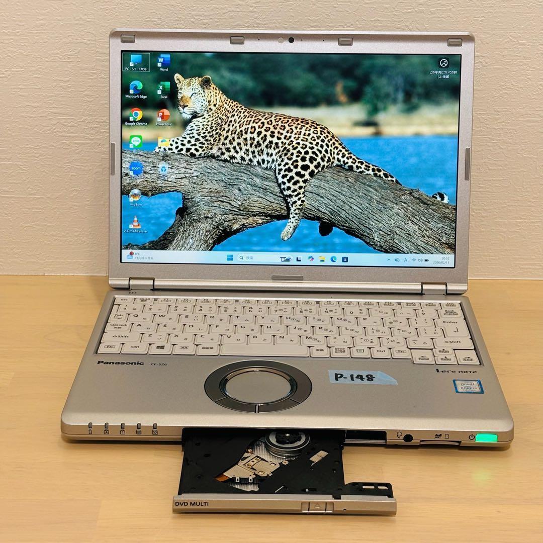レッツノート ノートPC Windows11 DVD オフィス付き P-148 - メルカリ