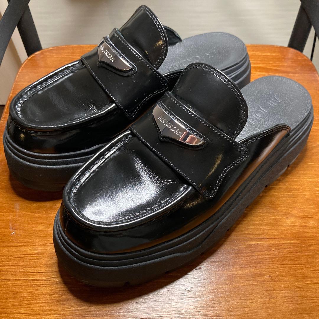 NIKE エア ジョーダン ミュール ブラック JP25 - メルカリ