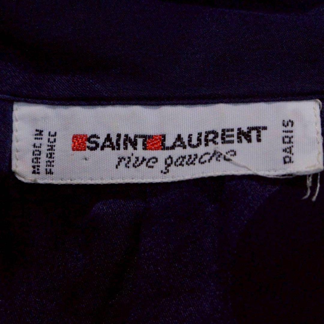 SAINT LAURENT サンローランリヴゴーシュ【Free】長袖ブラウス - メルカリ