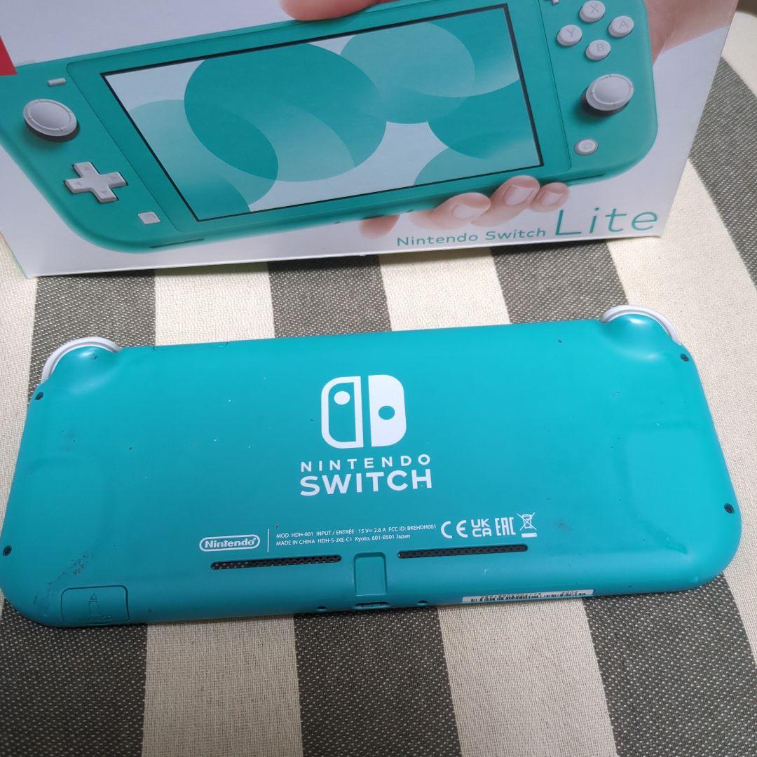 Nintendo Switch Lite ターコイズ 箱と本体 保障証付きの通販はau PAY
