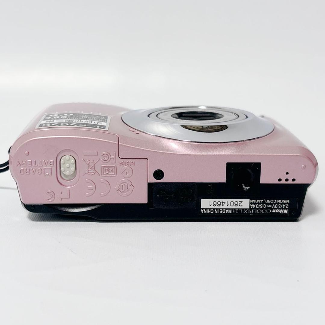 Nikon COOLPIX L21 ピンク 乾電池式 単三電池 美品 動作確認済 - メルカリ
