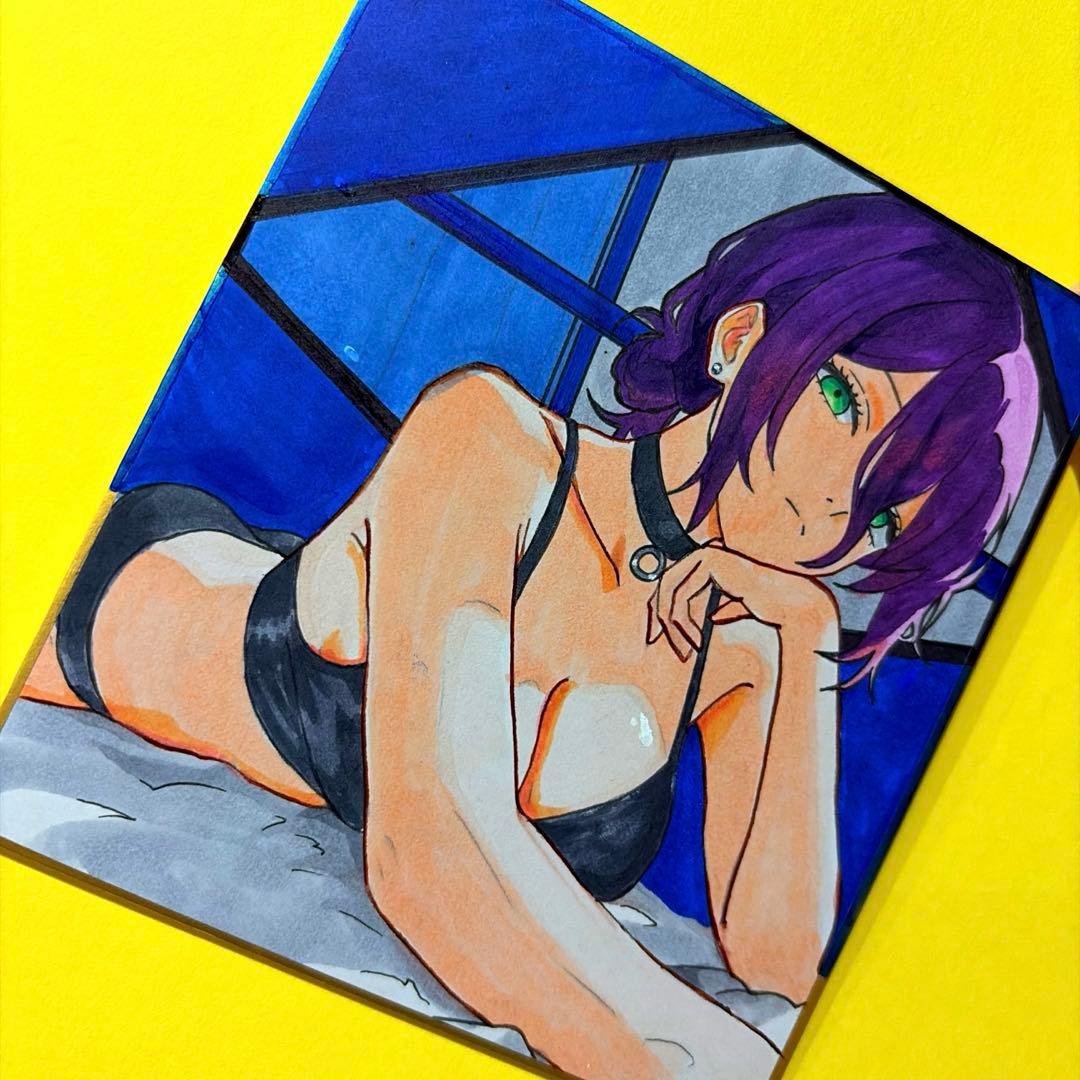 一ノ瀬様 専用出品 チェンソーマン レゼ 手描き イラスト - メルカリ