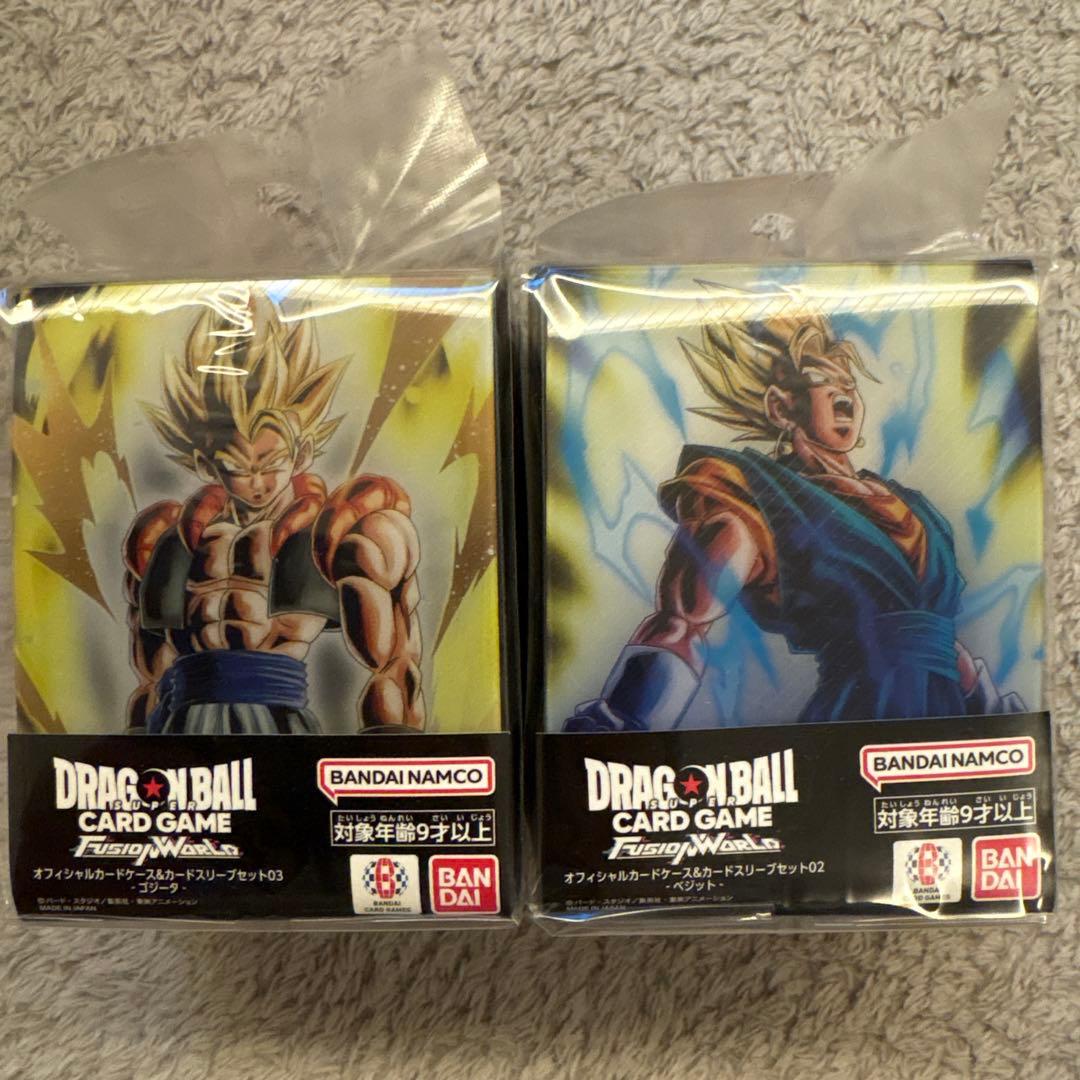 ベジット ゴジータ オフィシャルカードケース&スリーブセット DBFW オフィシャルカードケース&カードスリーブセット『02 ベジット