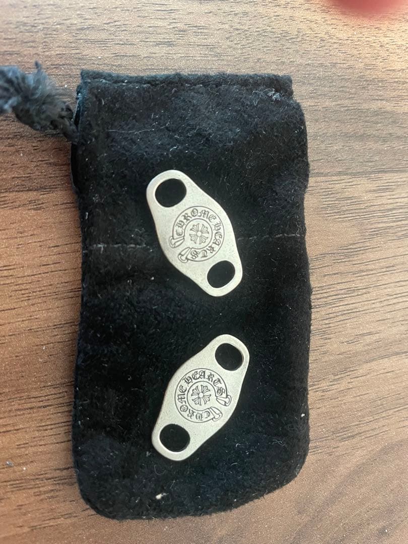 クローム ハーツ 靴 プレート Chrome Hearts - クロムハーツ ヒールプレートの通販 by motorbreath