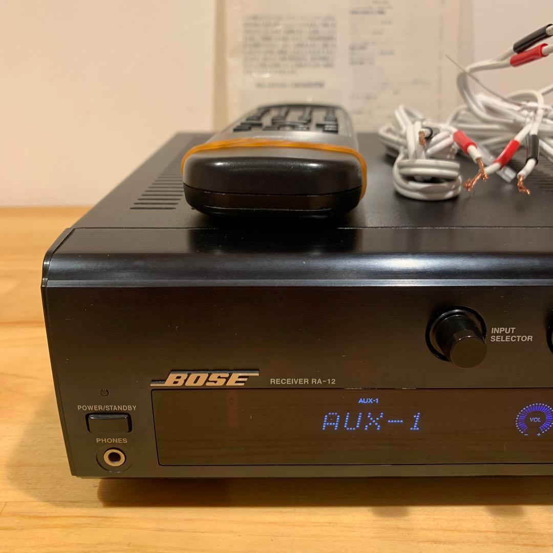 BOSE RA-12 ステレオレシーバアンプ メンテナンス済 動作品 おまけ付き