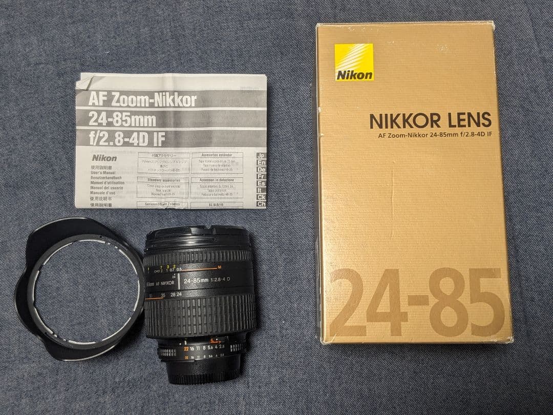 レンズ(ズーム) NIKON AF Zoom-Nikkor 24-85mm f2.8-4D IF AI AF Zoom-Nikkor 24-85mm f/2.8-4D IF - 概要 | NIKKORレンズ | ニコン