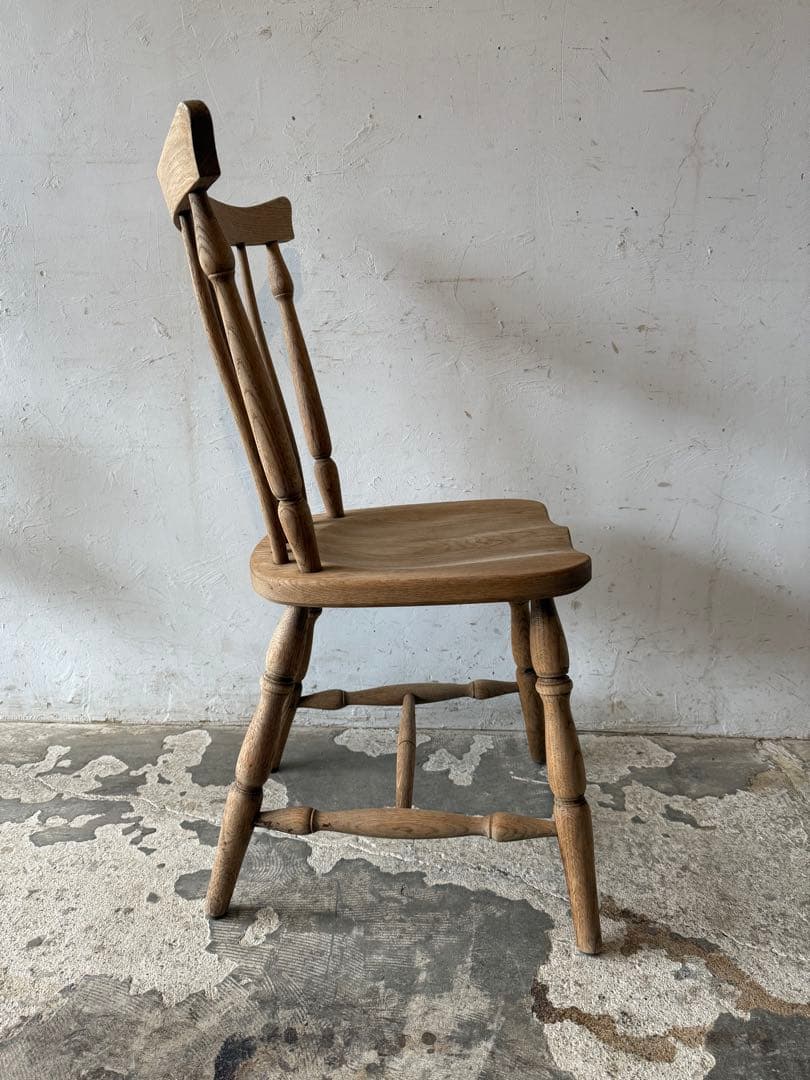 ビンテージ ダイニングチェア カフェチェア 剥離加工 no4 - メルカリ