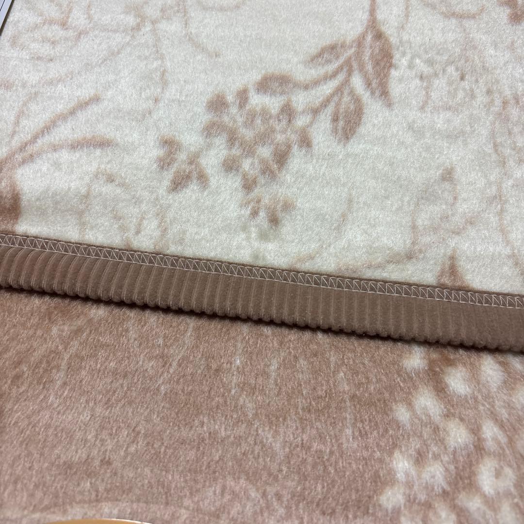 高島屋 くらしすと シルク毛布 絹毛布 絹100% クリーム ベージュ 日本