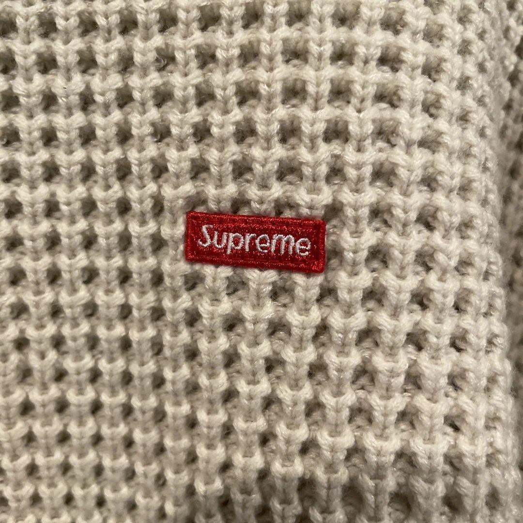 トップス Supreme Waffle Small Box Sweater \"Stone\"