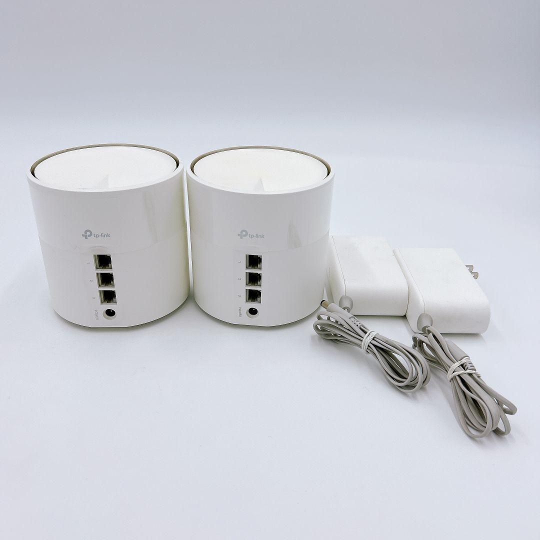 TP-Link Deco X50 2個セット メッシュWi-Fi 接続確認済 Deco X50-Outdoor | AX3000 屋内外対応メッシュWi-Fi 6システム | TP