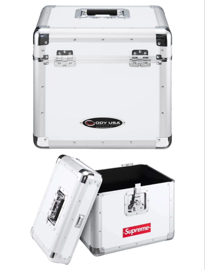Supreme シュプリーム アルミレコードケース ホワイト 新品 未使用