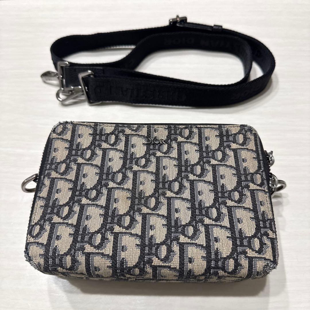 Christian Dior ディオール メンズ ショルダーバッグ 中古 Christian Dior】クリスチャンディオール『ディオール オブリーク