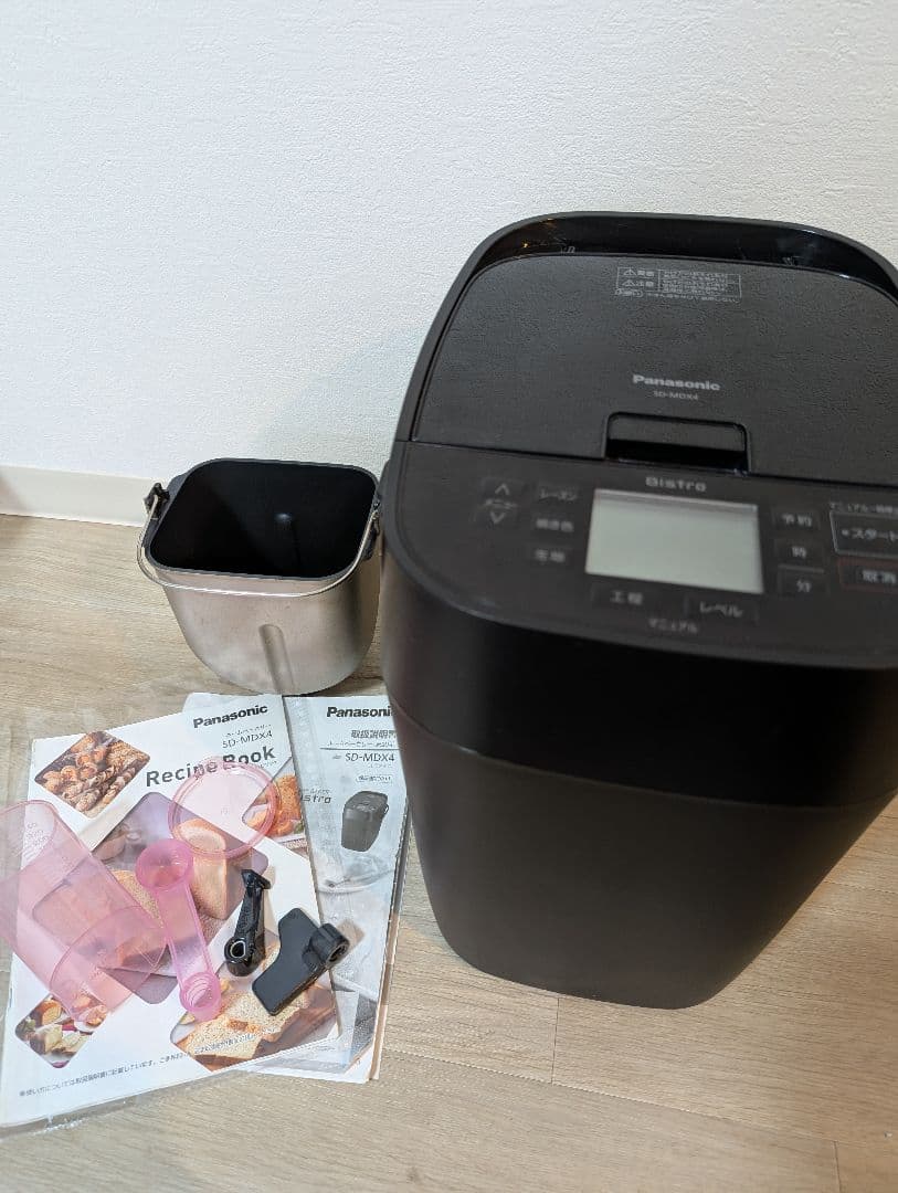 Panasonic SD-MDX4 ホームベーカリー ブラック Panasonic（パナソニック） ホームベーカリー SD-MDX4-K ブラック