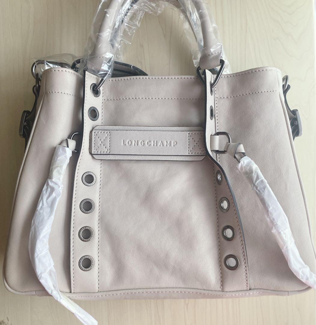 ☆kinaco様☆ロンシャン レザーショルダーバッグ argile アイボリー