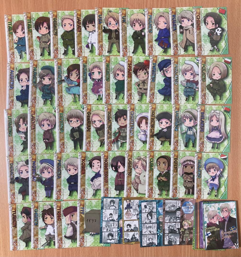 ヘタリア トレーディングカード 初版 ノーマルカード 全54枚