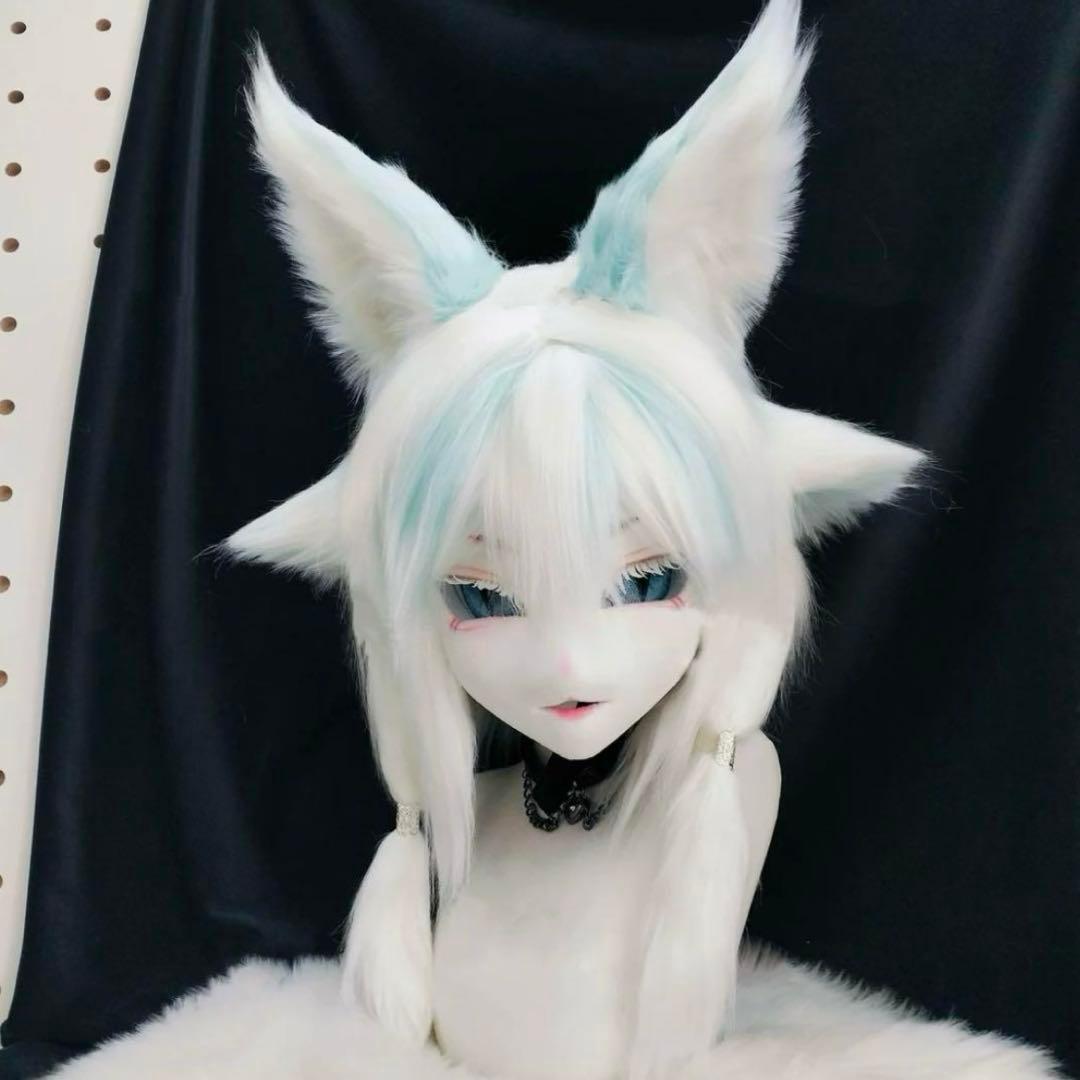 ケモノ 着ぐるみ コスプレ ファーマスク - メルカリ