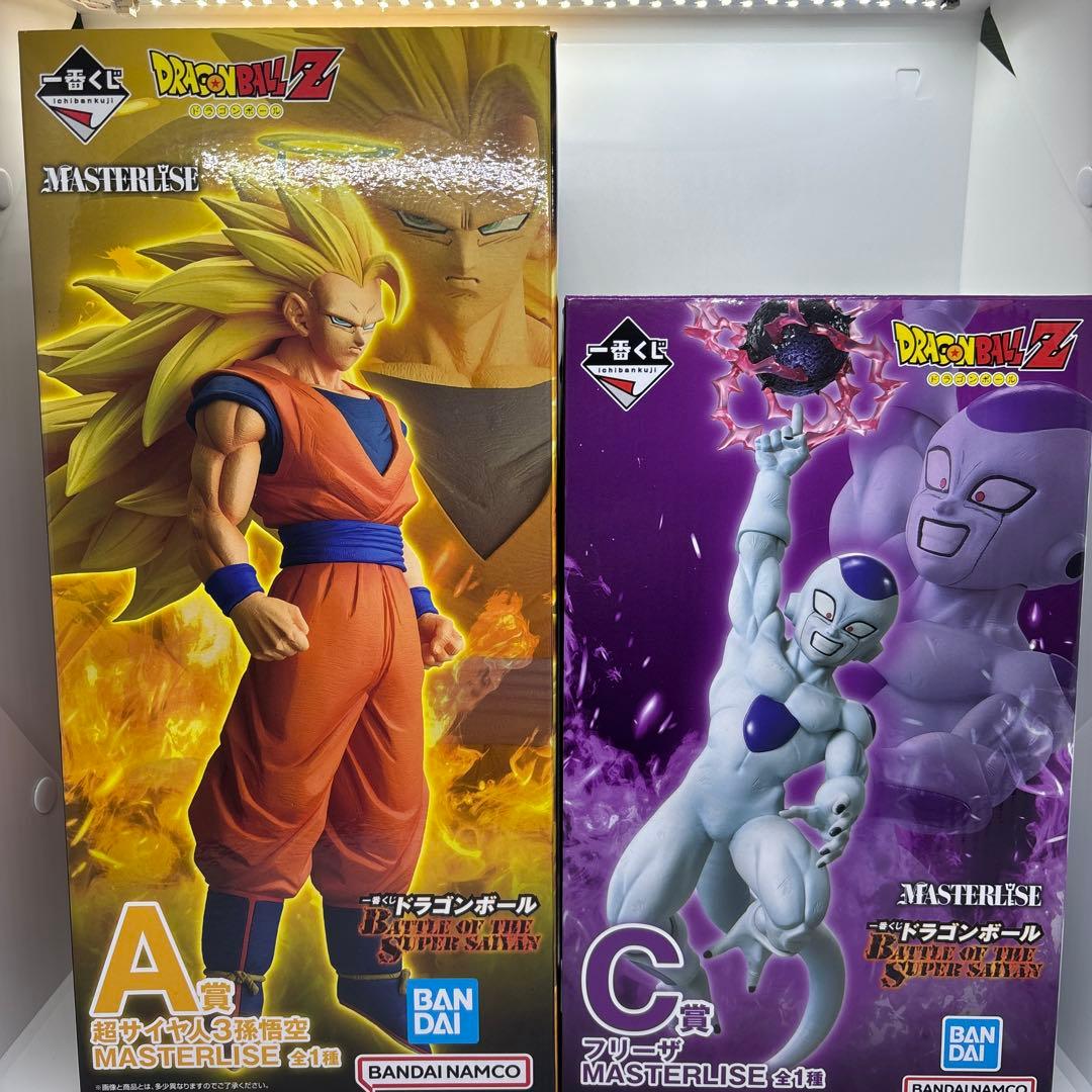 一番くじドラゴンボール A賞 スーパーサイヤ人3孫悟空 C賞 フリーザ