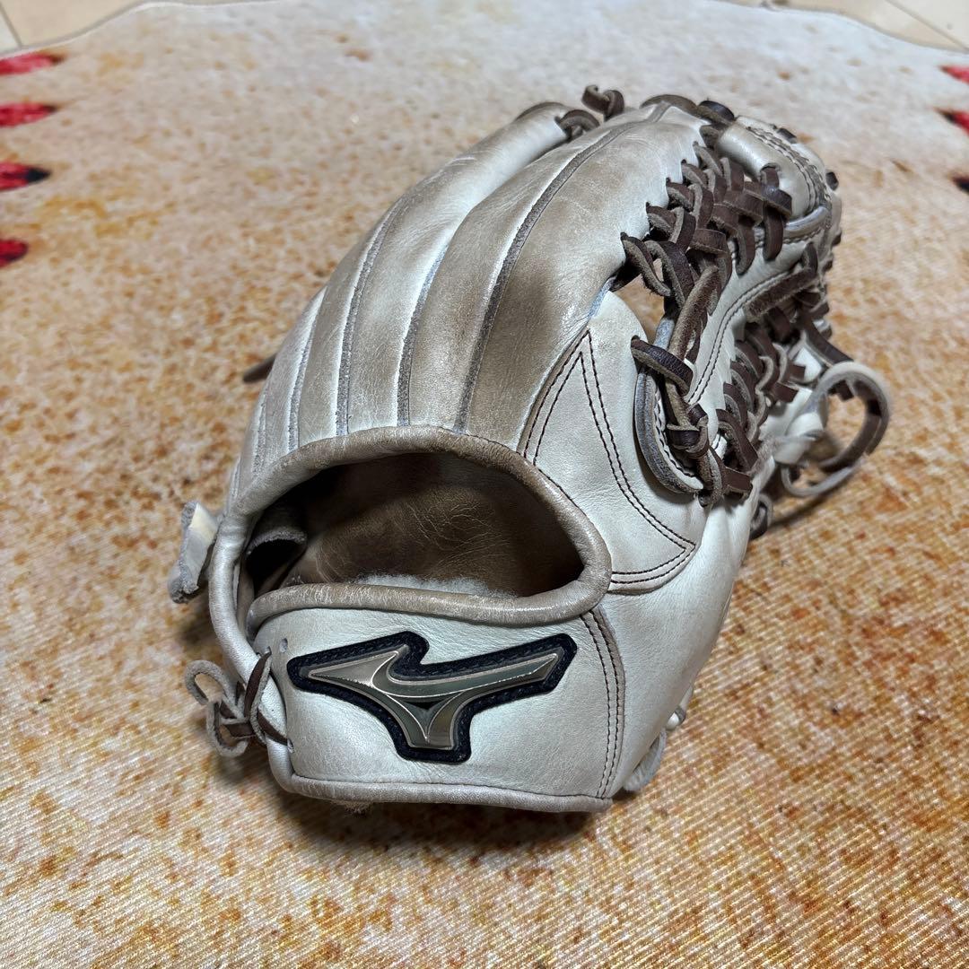 Mizuno Global Elite ホワイトグローブ 右投げ用 野球 ミズノ グローバルエリート 硬式グローブ グラブ Hselection
