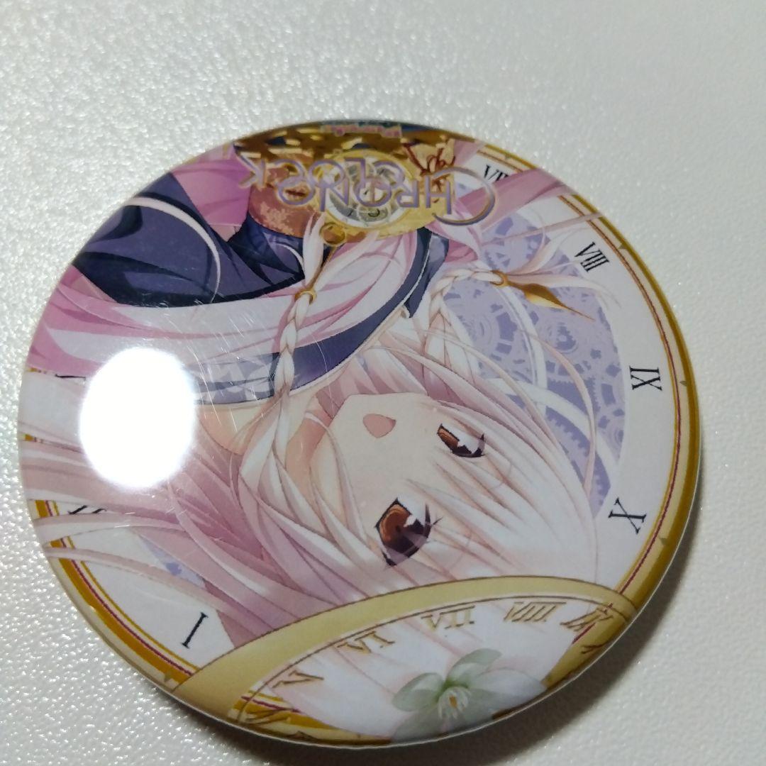 【クロノクロック】クロ 缶バッジ パープルソフトウェア