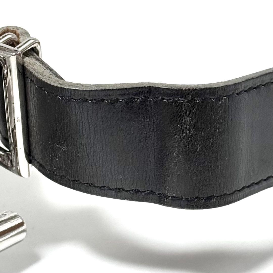 希少 HERMES エルメス マルジェラ期 ベルト シェーヌダンクル レザー