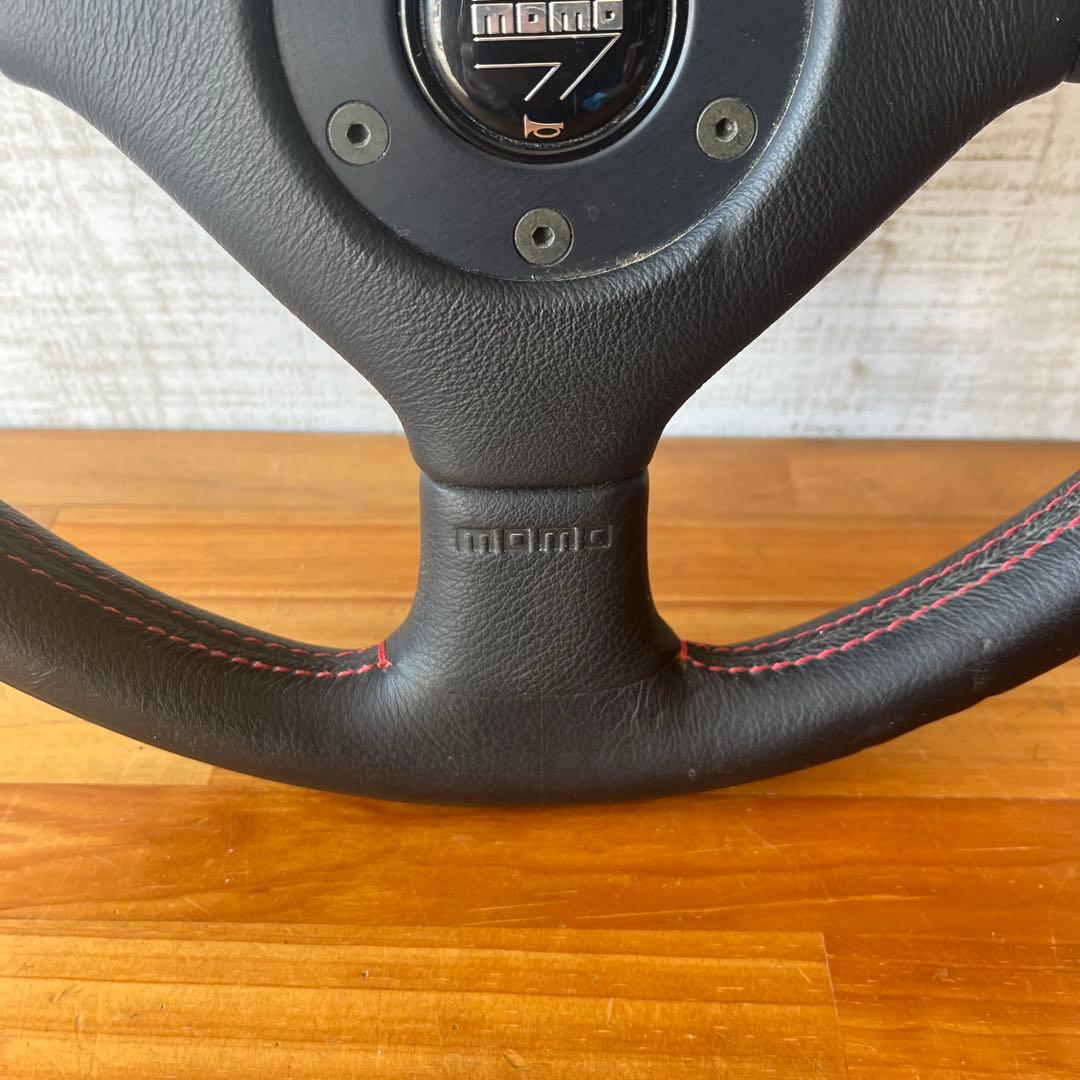 中古品】MOMO ステアリング スピード3 ランエボ 当時物 希少品 旧車