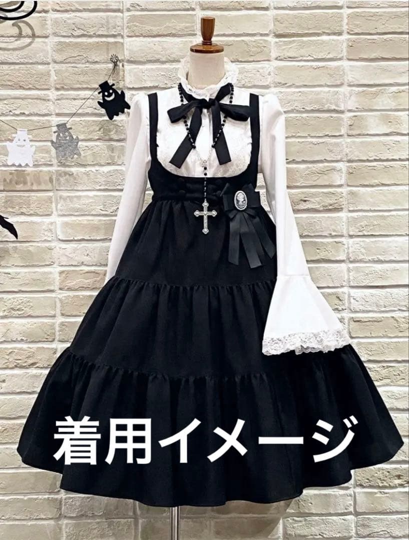 MIHO MATSUDA☆姫袖ブラウス イズ/リボン/レース/ロリータ/量産 地雷系 量産型 姫袖シャツ レース リボン ゴスロリ | ロリータ