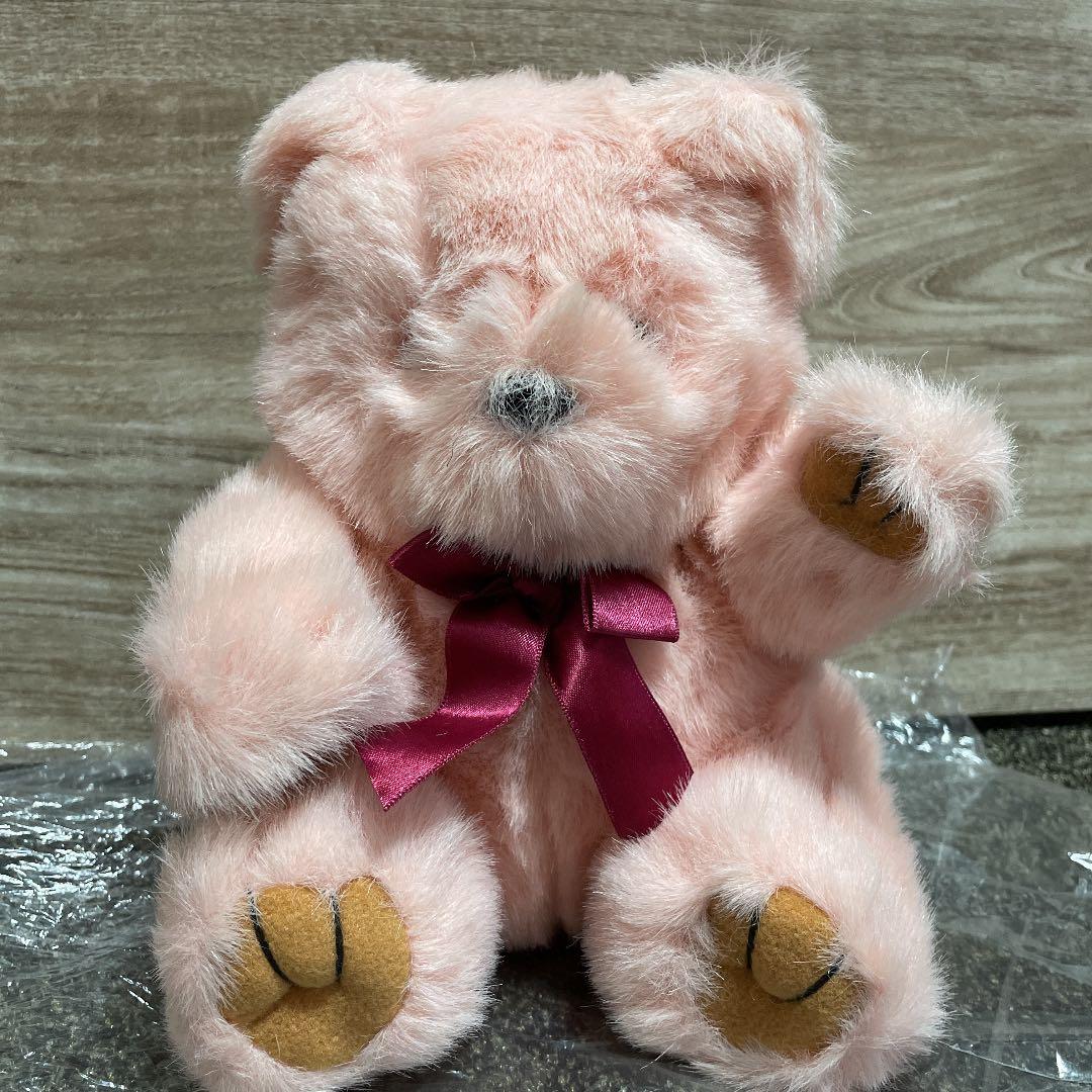 ヒロクンハウス クマ くま ぬいぐるみ ピンク リボン ふわふわ
