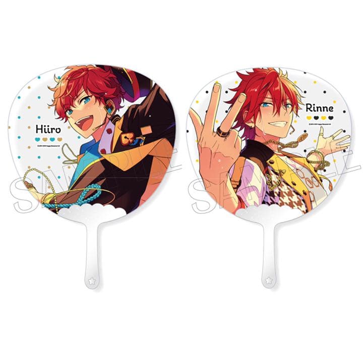 新品☆あんスタ【天城一彩＆天城燐音】フレフレスケルトンうちわ☆2点