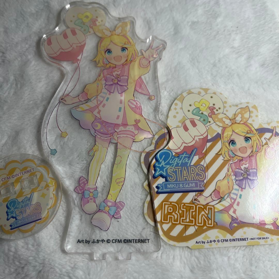 鏡音リン　Digital Stars デジスタ　アクスタ　ステッカー　おまけつき 2026年最新】digital stars 鏡音レンの人気アイテム - メルカリ