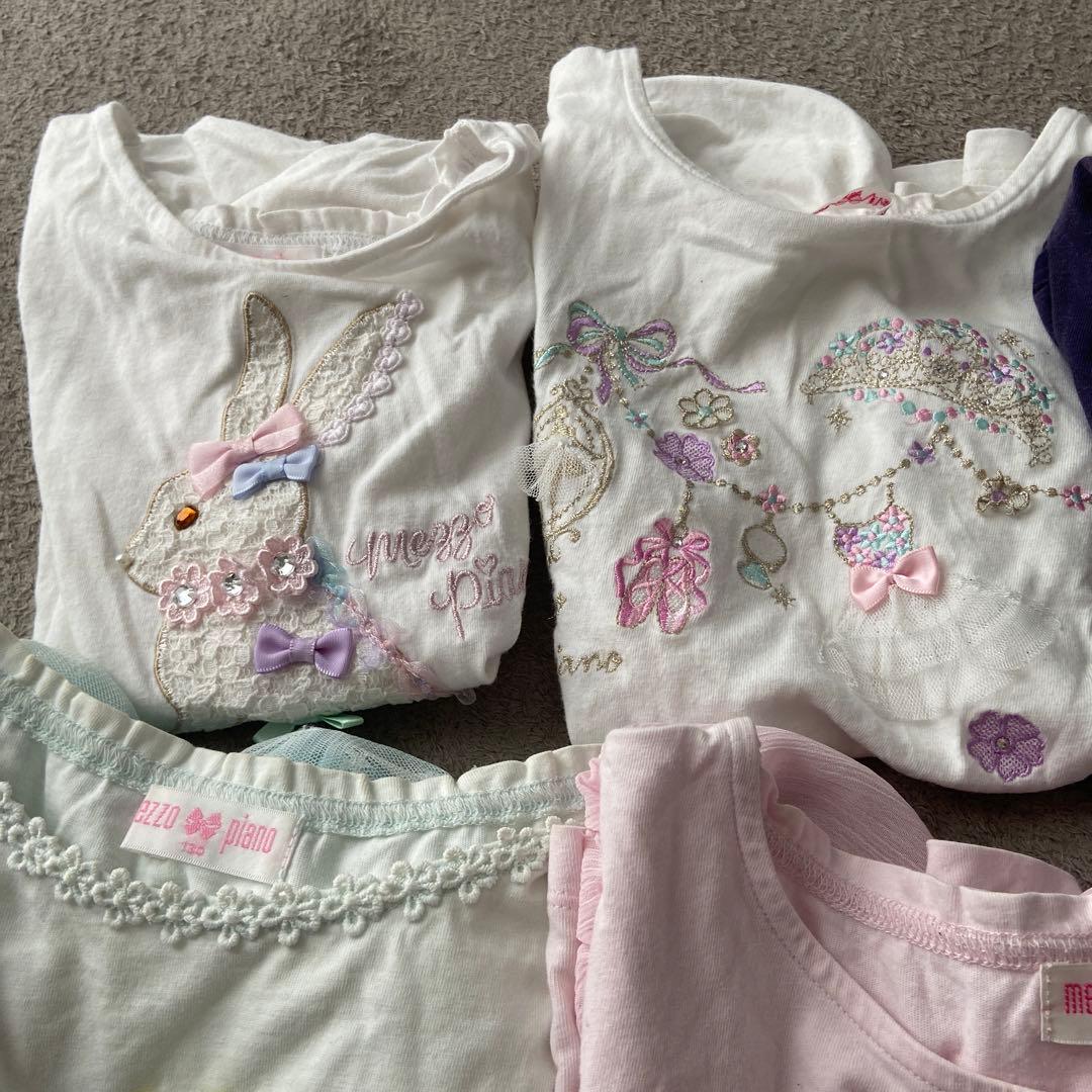 メゾピアノ11枚 ポンポネット1枚 Tシャツ 12枚セット サイズ130 - メルカリ