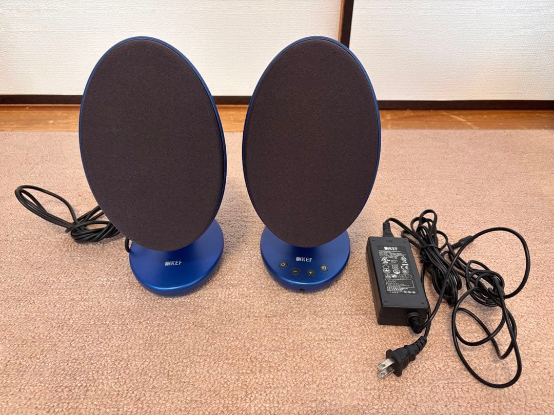 KEF ワイヤレススピーカー 青 卵型 KEF ワイヤレススピーカー 青 卵型