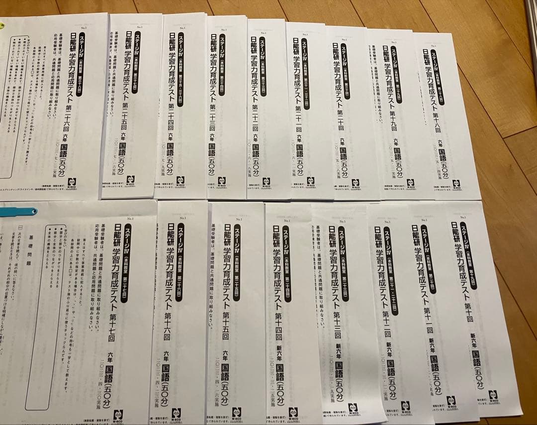 日能研 6年生　学習力育成テスト　2023年度 2月〜7月　17回分 育成テスト（6年生第16回）結果【日能研】 - ちゅりぷ子のもしかして
