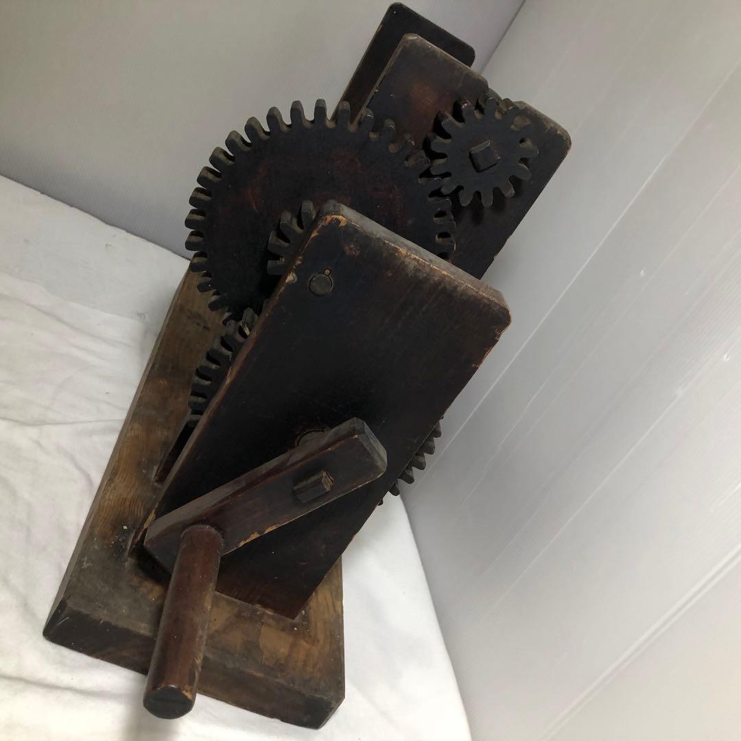 木製糸巻き機 アンティーク 置物 インテリア レトロ - メルカリ
