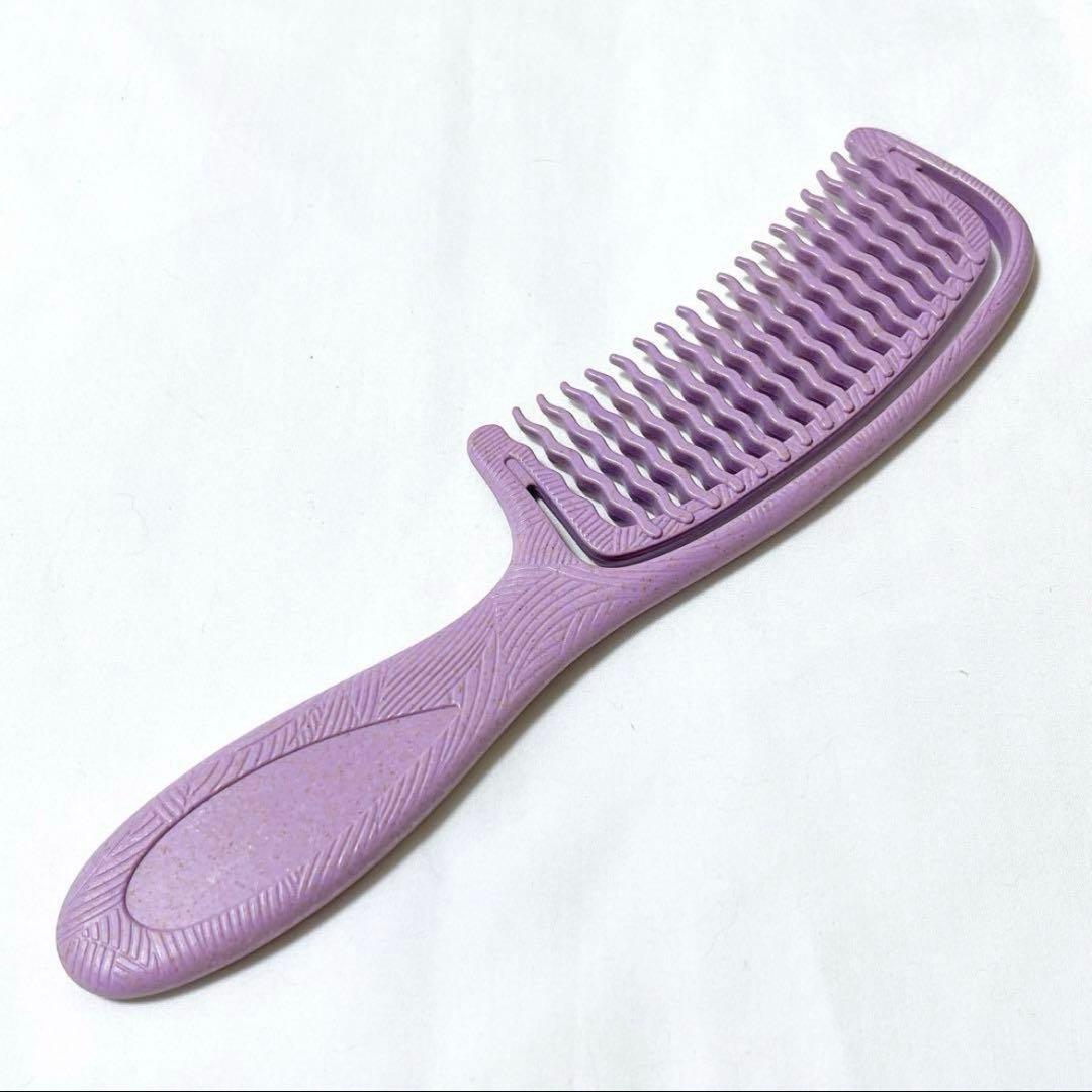 コーム くし レディース 髪の毛 サラサラ 粗め ブラシ ウェーブ