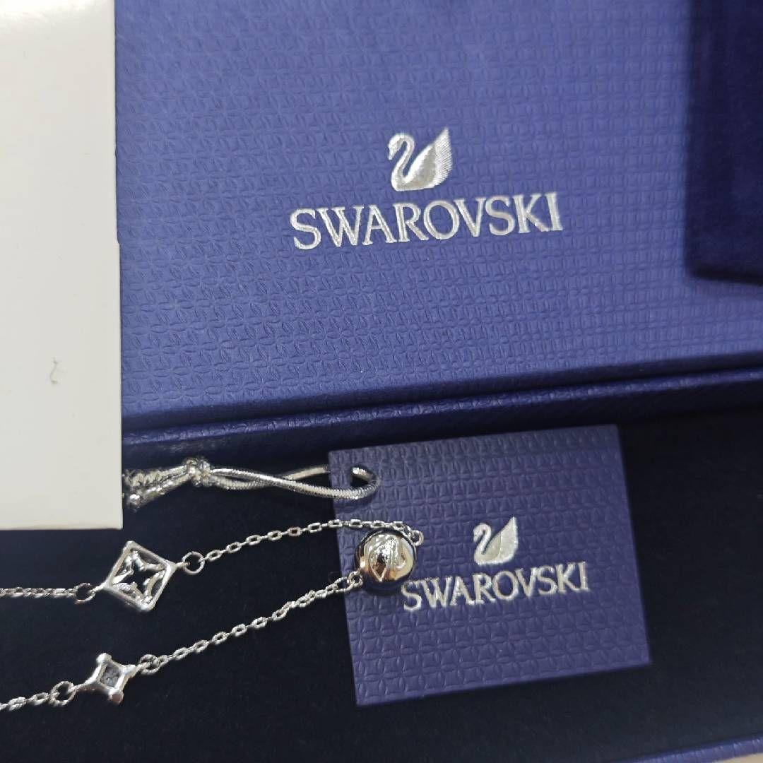 Swarovski スワンモチーフ ブレスレット - メルカリ