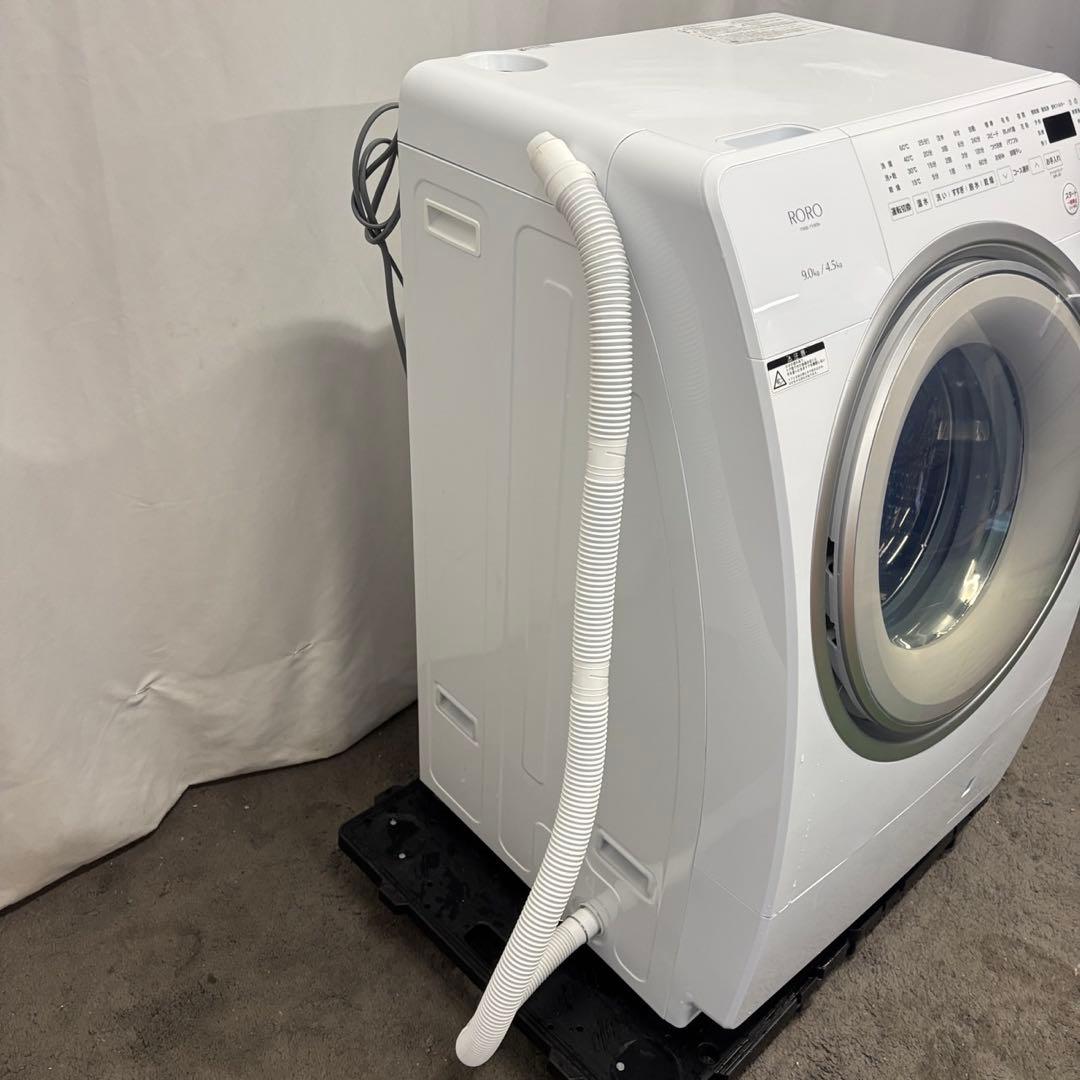 ☆158 ドラム式洗濯機 ヤマダ 9キロ 左開き 25年 安い 綺麗 設置無料