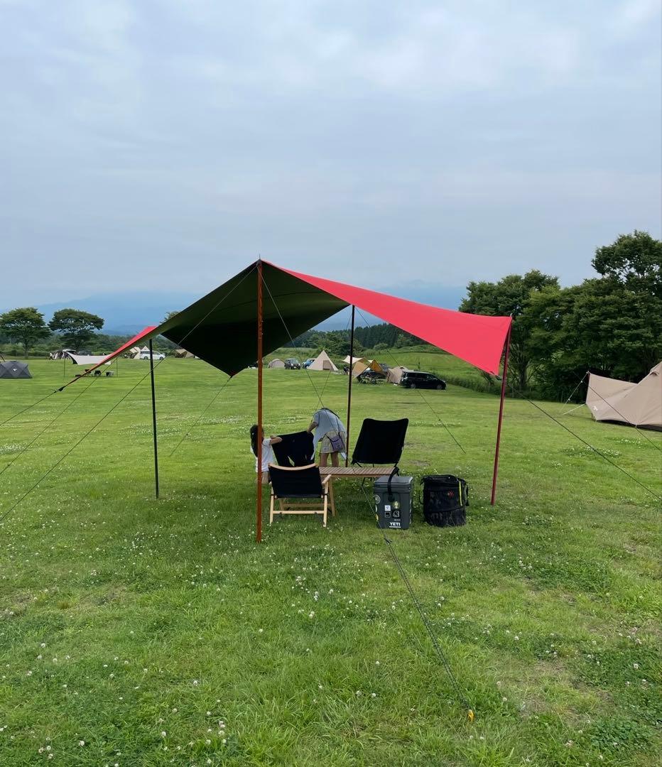 HILLS FIELD タープ 赤